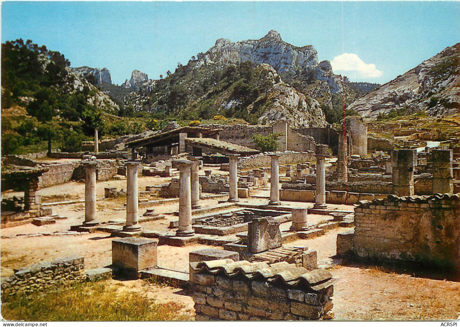 SAINT REMY DE PROVENCE GLANUM Quartier Bas De Glanum Au Premier Plan Maison Des Antes 25(scan Recto-verso) ME2611 - Saint-Remy-de-Provence