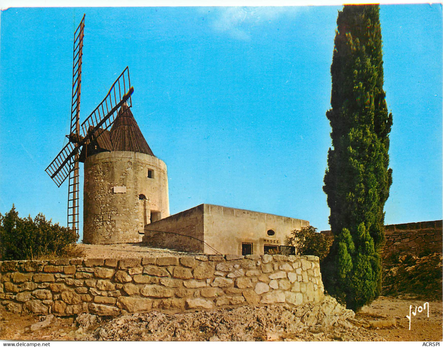 FONTVIEILLE Le Moulin D Alphonse Daudet 1(scan Recto-verso) ME2613 - Fontvieille