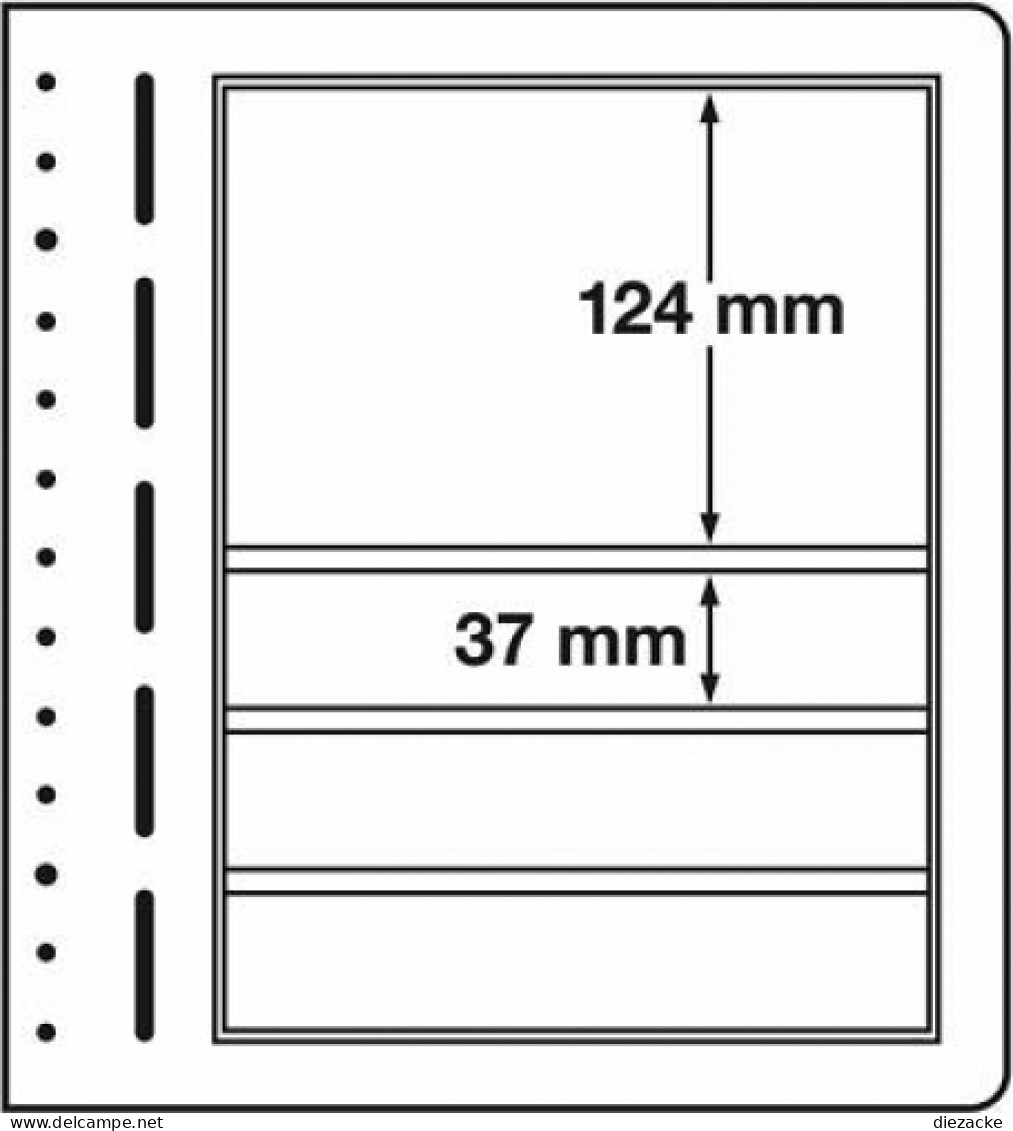 Leuchtturm LB Blankoblätter LB 4 Mix (10er Pack) 328433 Neu ( - Blanco Pagina's