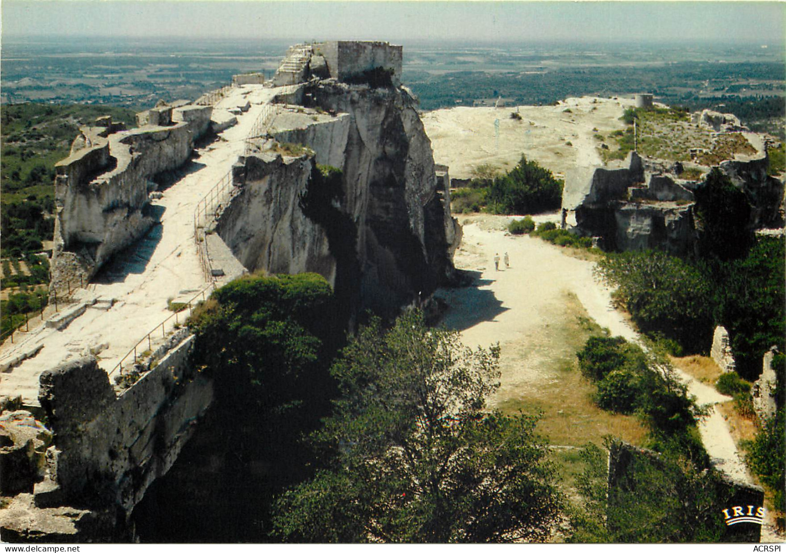 LES BAUX DE FRANCE Les Ruines Du Chateau Demoli En 1632 22(scan Recto-verso) ME2613 - Les-Baux-de-Provence