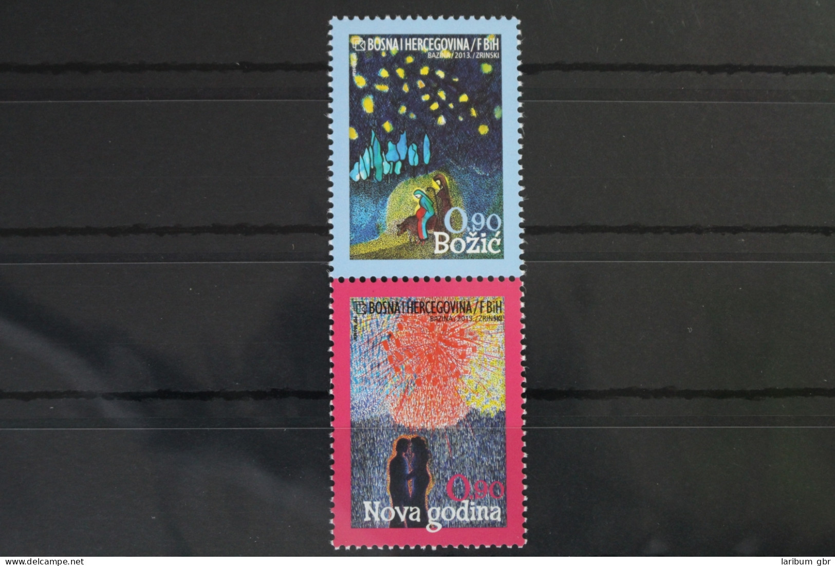 Kroatische Post (Mostar) 378-379 Postfrisch Als Paar #VE083 - Bosnie-Herzegovine
