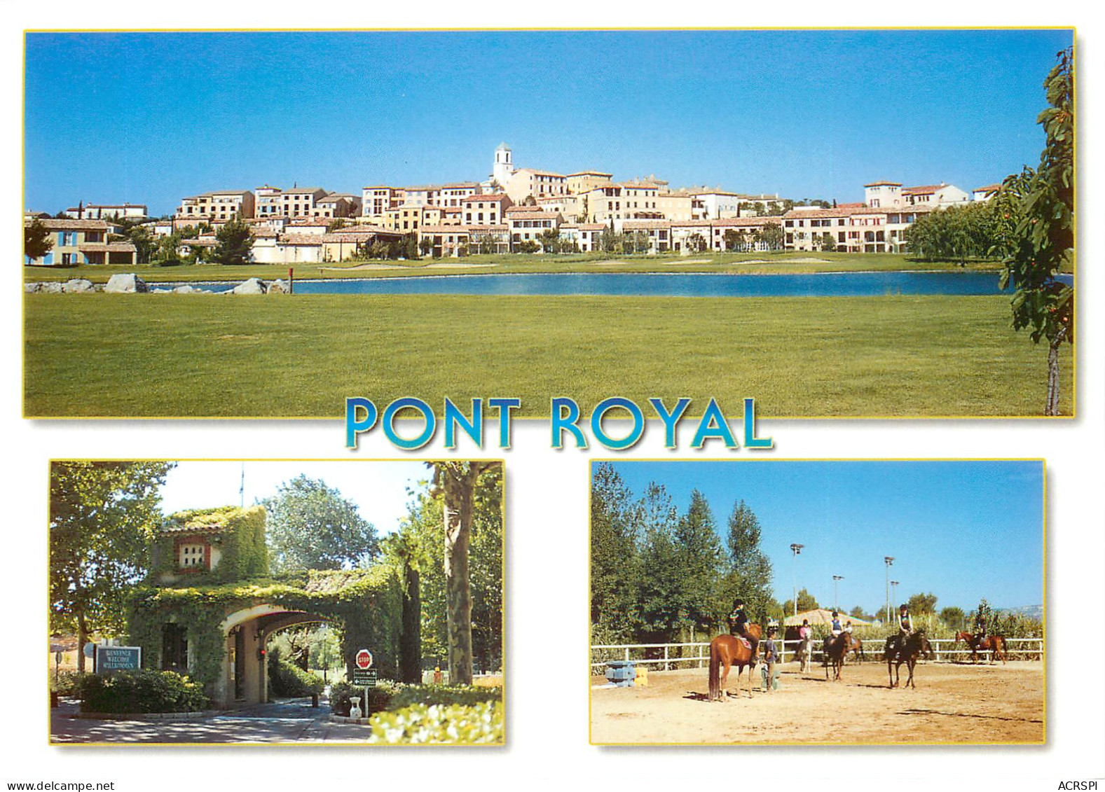 Domaine De Golf De PONT ROYAL MALLEMORT 3(scan Recto-verso) ME2615 - Mallemort