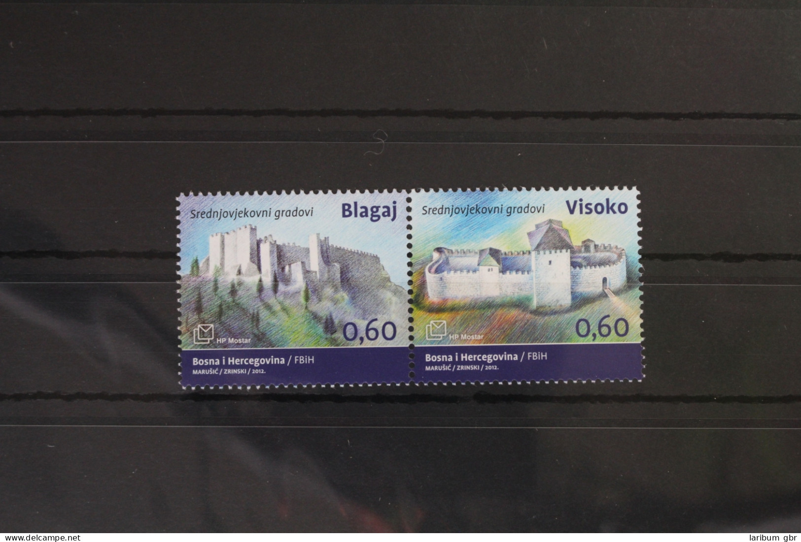 Kroatische Post (Mostar) 344-345 Postfrisch Als Paar #VE097 - Bosnië En Herzegovina