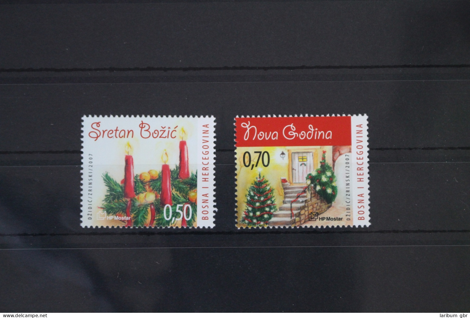 Kroatische Post (Mostar) 221-222 Postfrisch #VE141 - Bosnien-Herzegowina