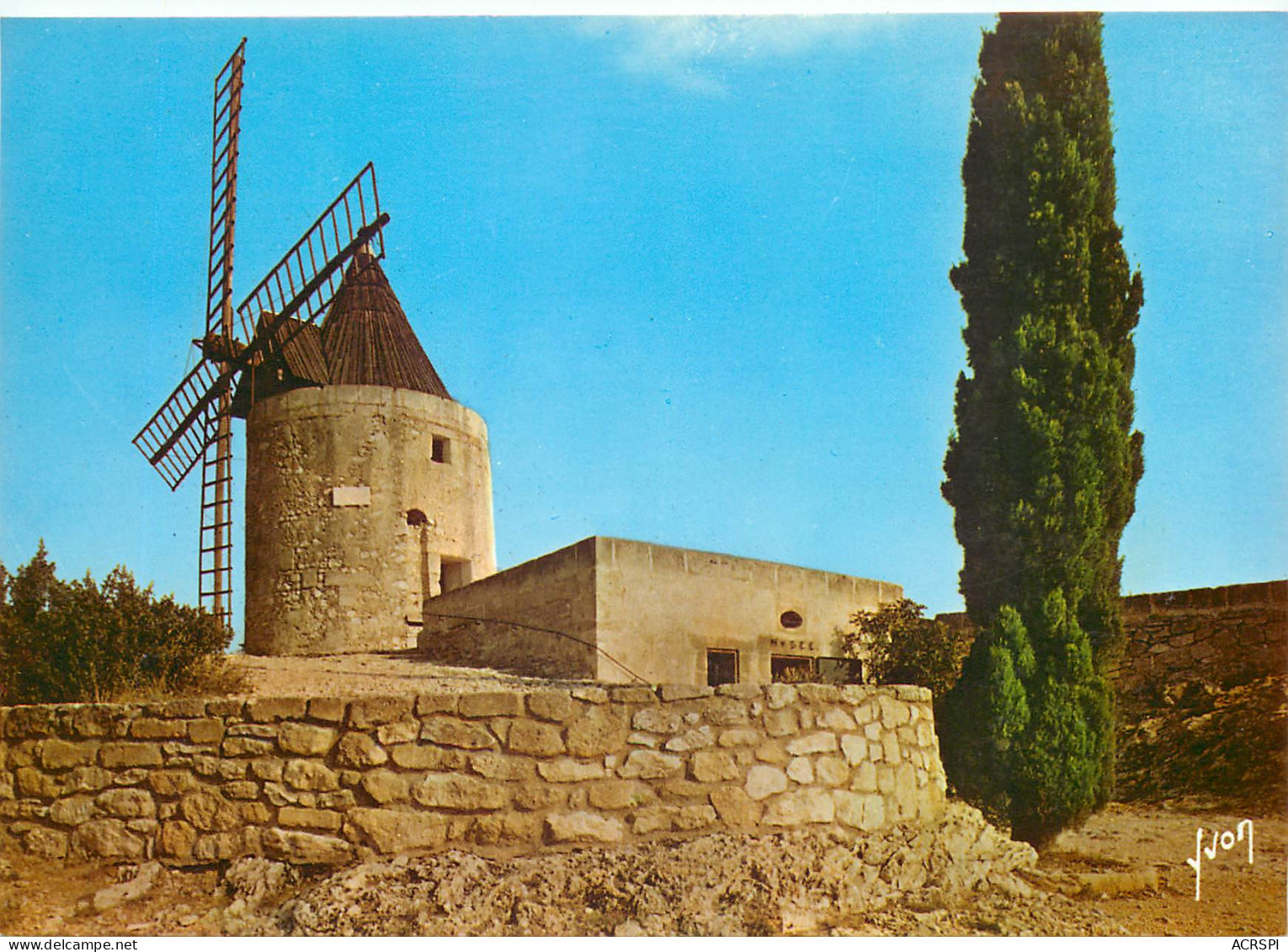 FONTVIEILLE Le Moulin D Alphonse Daudet D Oou Le Grand Conteur A Date Les Lettre De Mon Mouli14(scan Recto-verso) ME2615 - Fontvieille