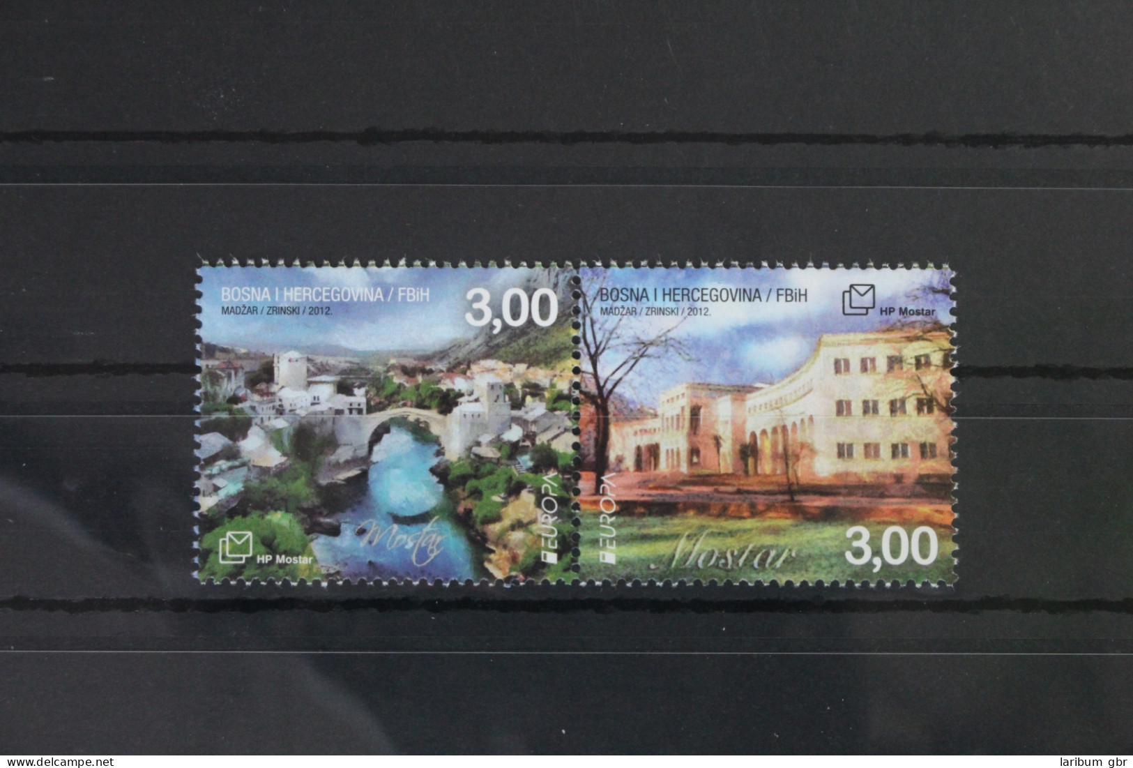 Kroatische Post (Mostar) 337-338 Postfrisch Als Paar #VE102 - Bosnien-Herzegowina