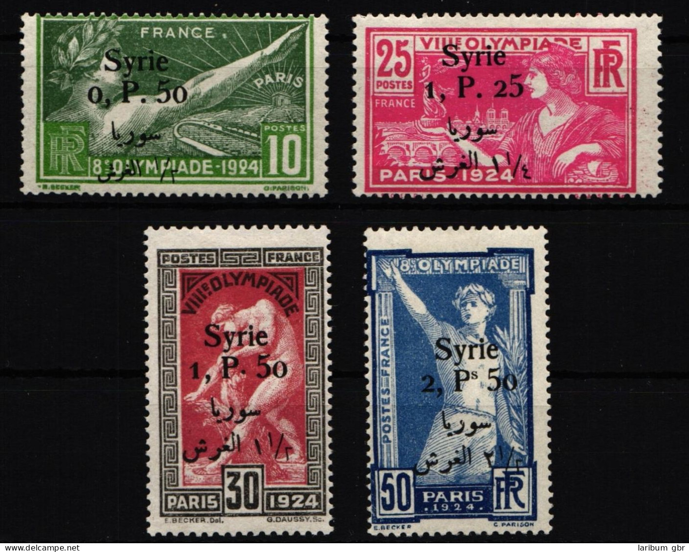 Syrien 254-257 Mit Falz Olympiade Paris 1924 #IG504 - Siria