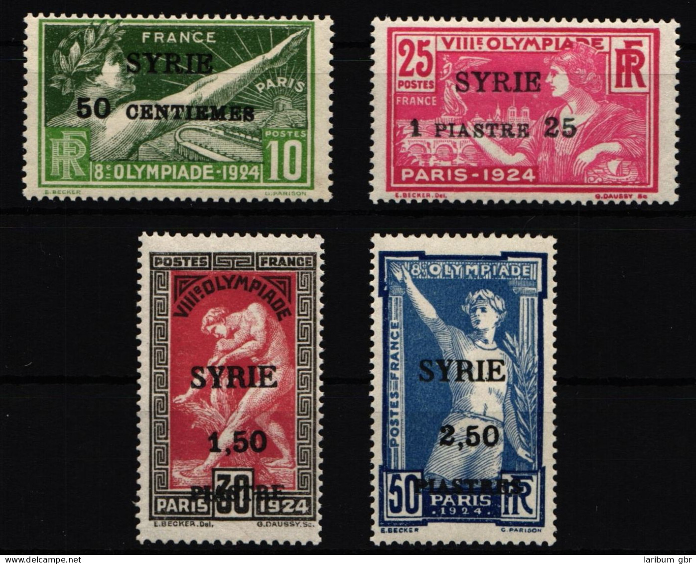 Syrien 227-230 Postfrisch Olympiade Paris 1924 #IG503 - Syrien