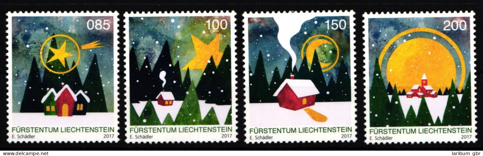 Liechtenstein 1879-1882 Postfrisch Weihnachten #IG506 - Altri & Non Classificati