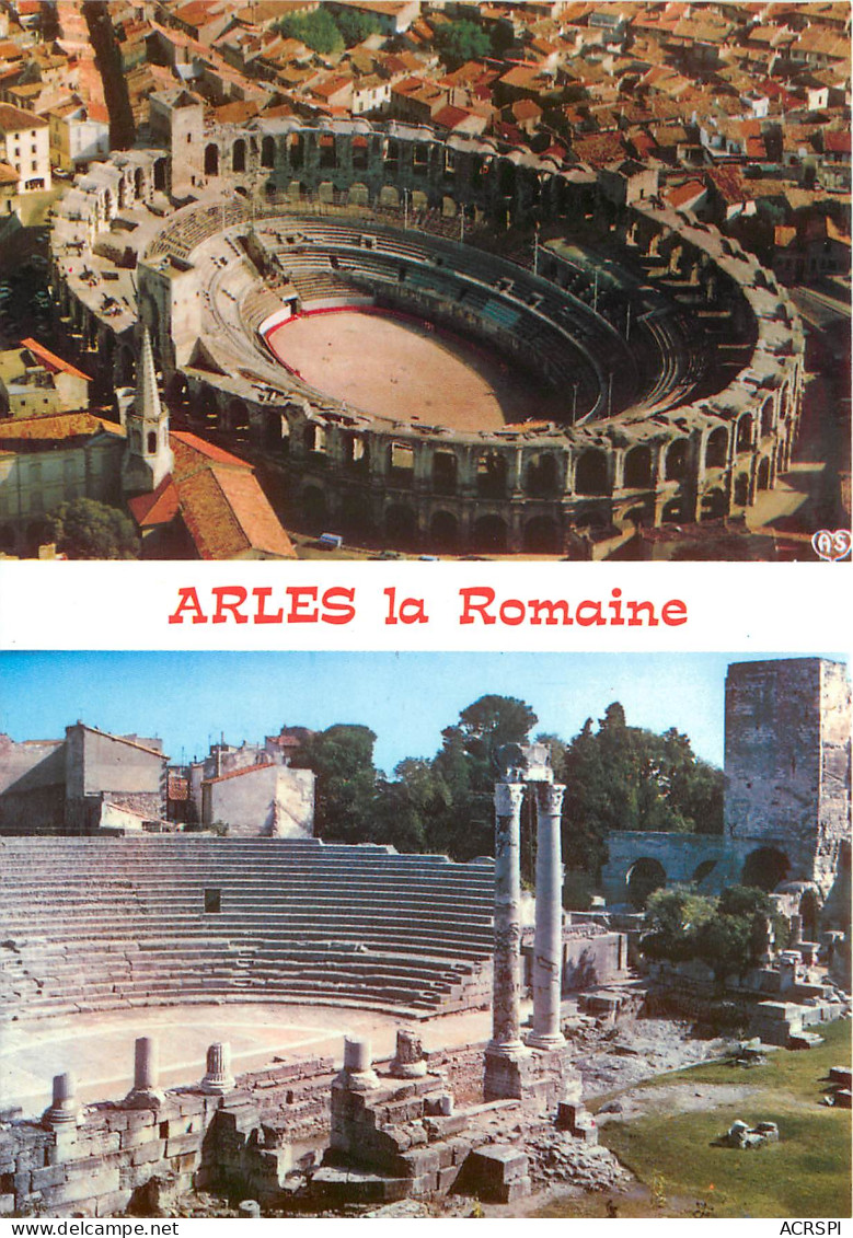 ARLES LA ROMAINE Les Arenes Et Le Theatre Antique 29(scan Recto-verso) ME2616 - Arles