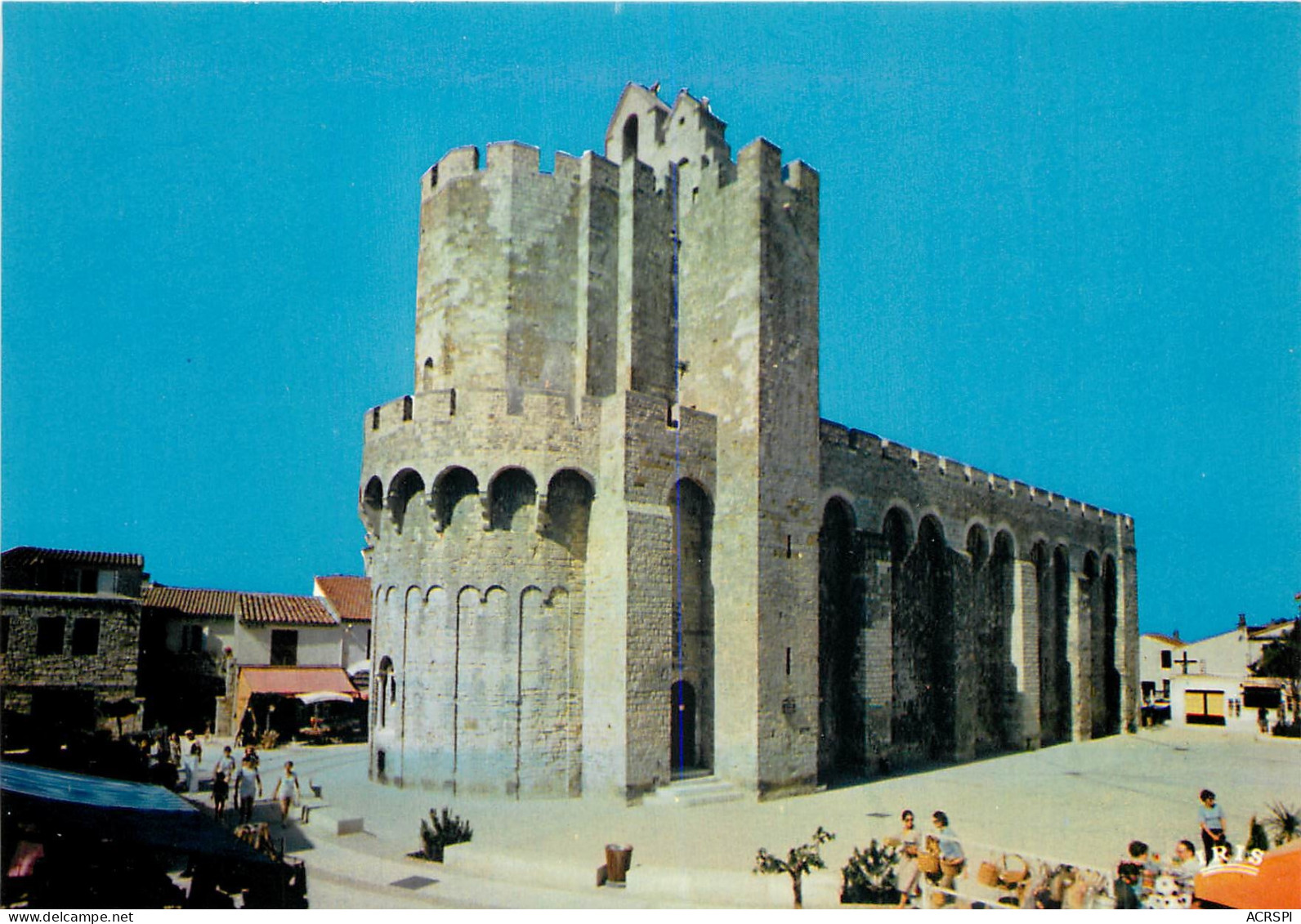 SAINTES MARIES DE LA MER L Eglise Fortifiee 18(scan Recto-verso) ME2617 - Saintes Maries De La Mer