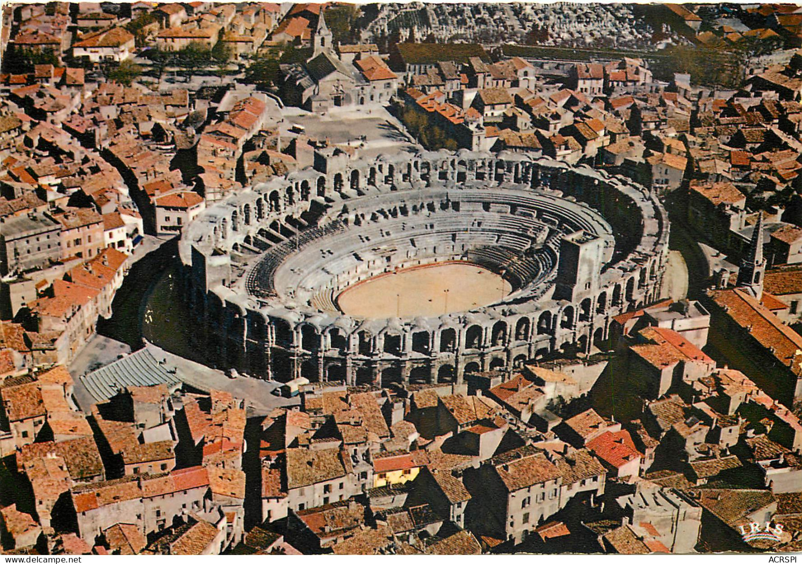 ARLES Vue Aerienne Des Arenes 6(scan Recto-verso) ME2618 - Arles