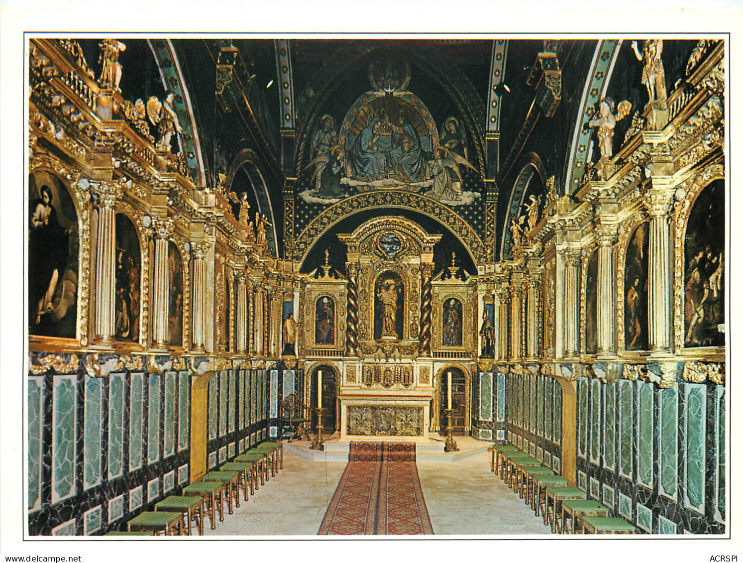 ABBAYE DE SAINT MICHEL DE FRIGOLET Par Tarascon Chapelle Notre Dame Du Bon Remede Boiseries 11(scan Recto-verso) ME2619 - Tarascon