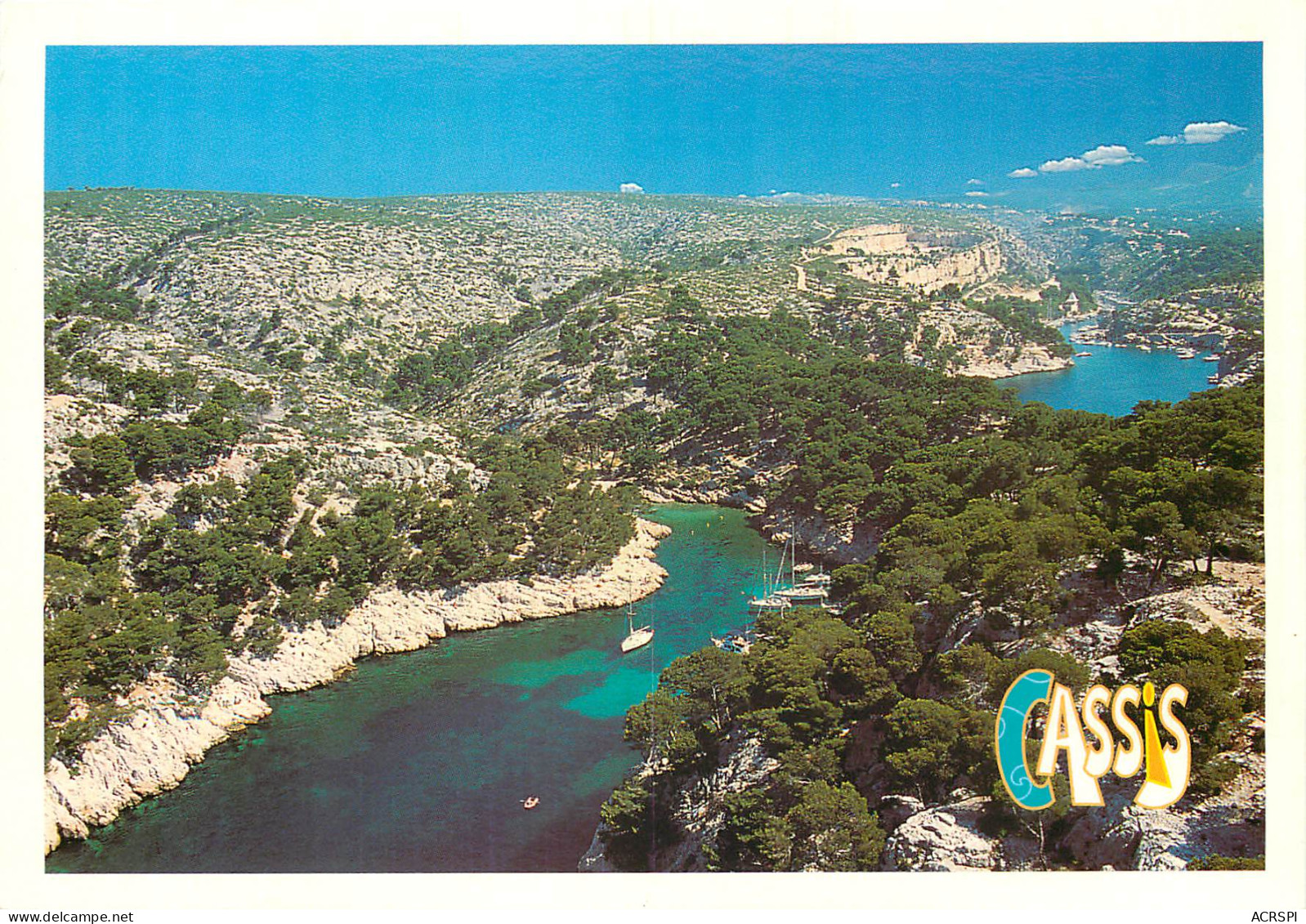 CASSIS Les Calanques De Port Pin Et Port Miou 17(scan Recto-verso) ME2619 - Cassis