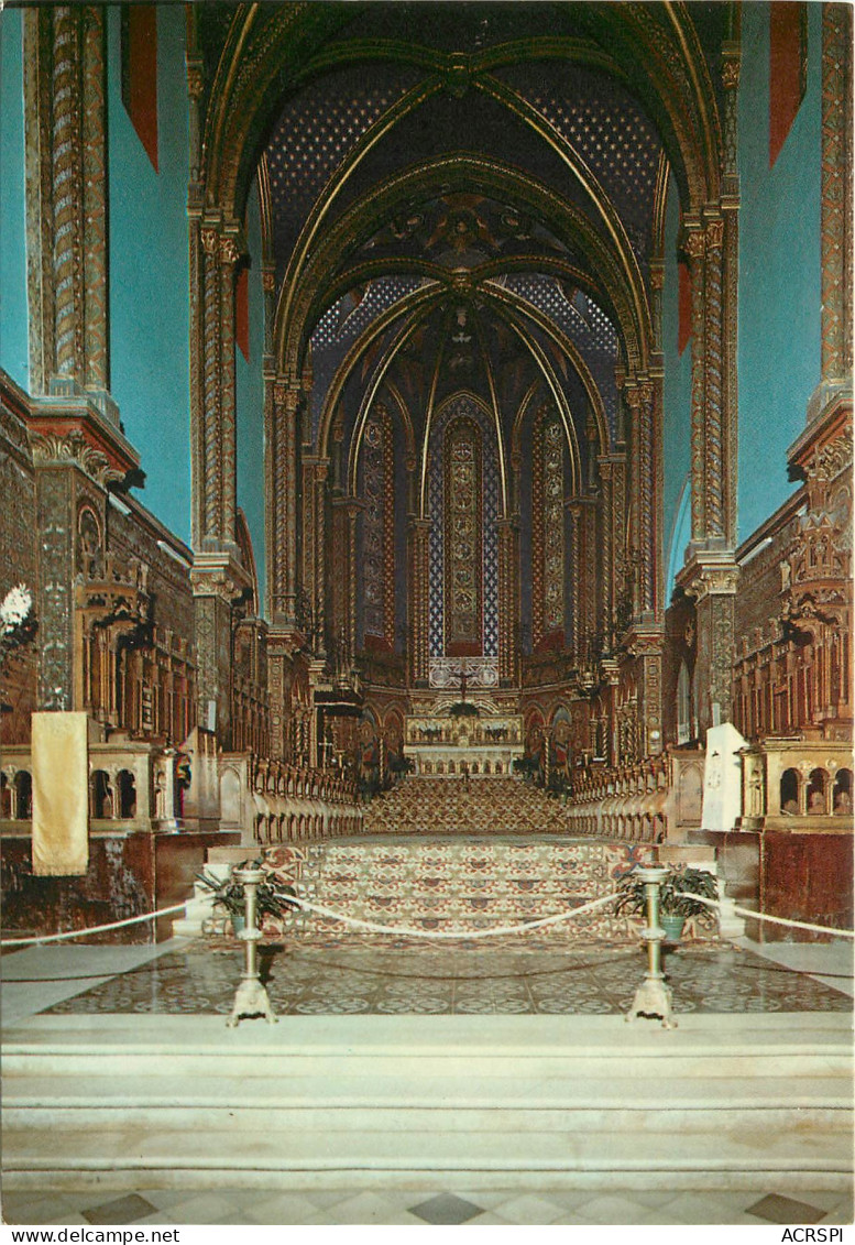 Abbaye De Saint Michel De Frigolet TARASCON Le Choeur De L Eglise Abbatiale 29(scan Recto-verso) ME2619 - Tarascon