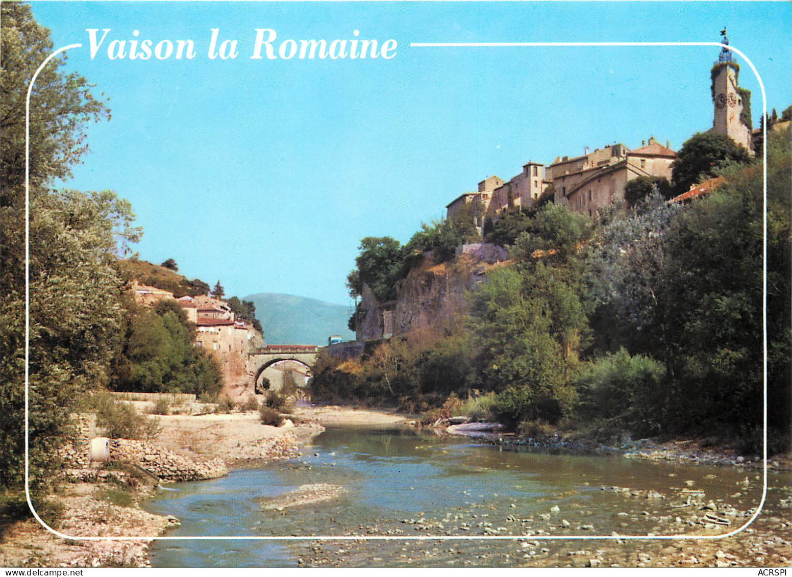 VAISON LA ROMAINE Le Pont Romain Sur L Ouveze Au Fond Le Mont Ventoux 10(scan Recto-verso) ME2620 - Vaison La Romaine