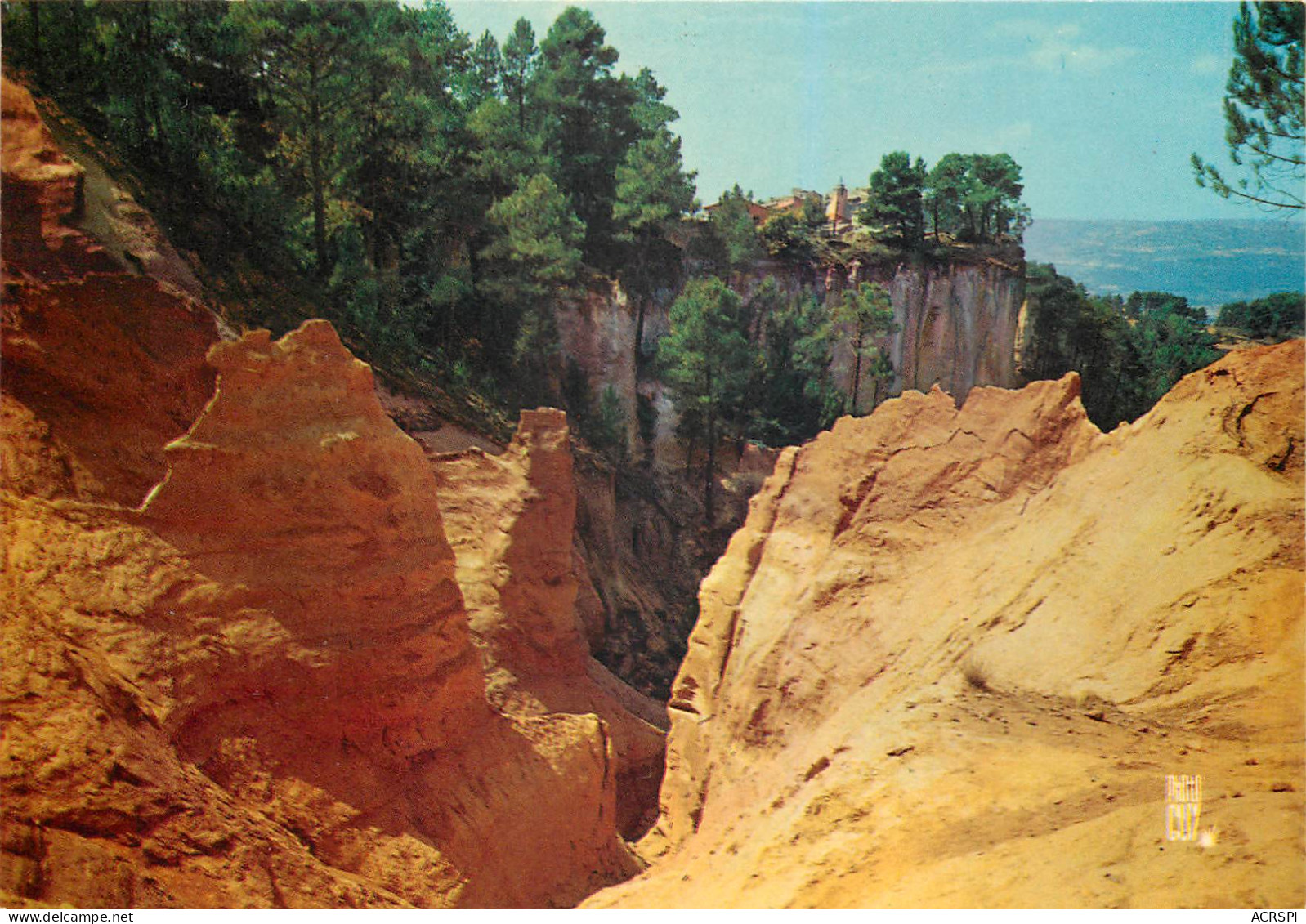 ROUSSILLON La Chaussee Des Geants Des Falaises Sang Et Or 19(scan Recto-verso) ME2620 - Autres & Non Classés