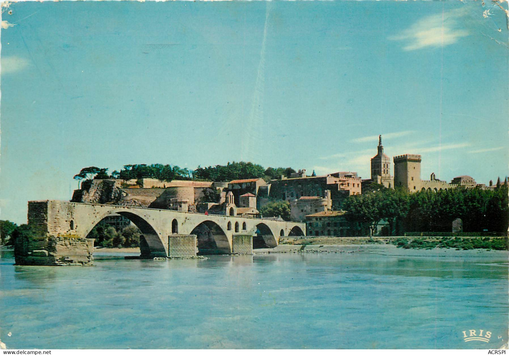 AVIGNON Le Pont St Benezet Et Le Palais Des Papes 10(scan Recto-verso) ME2621 - Avignon