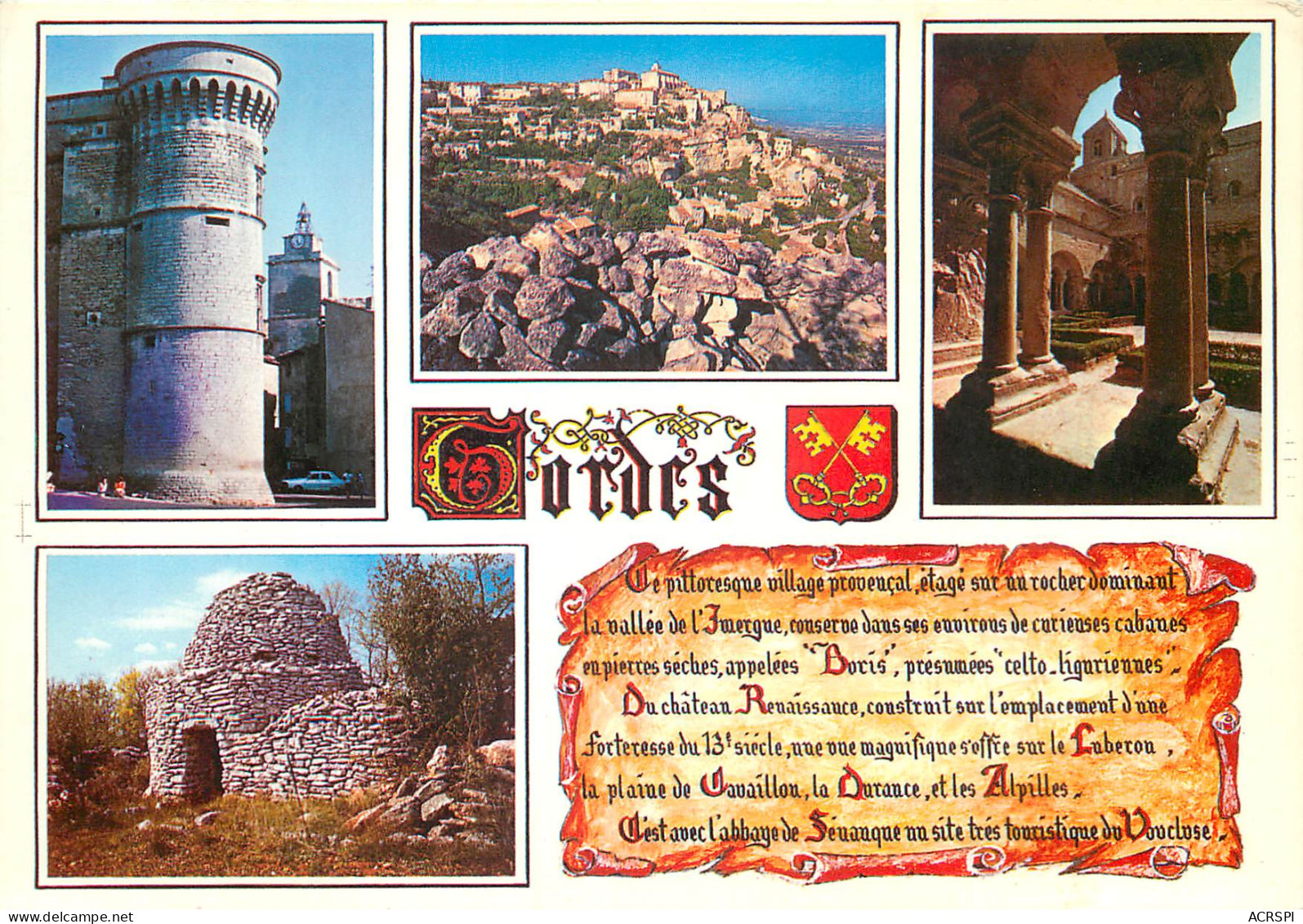 GORDES 18(scan Recto-verso) ME2621 - Gordes