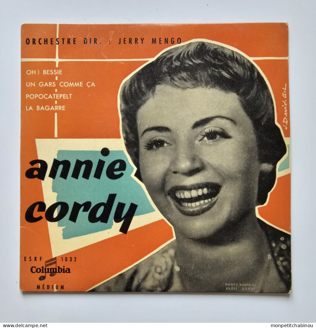 45T ANNIE CORDY : Oh ! Bessie - Andere - Franstalig