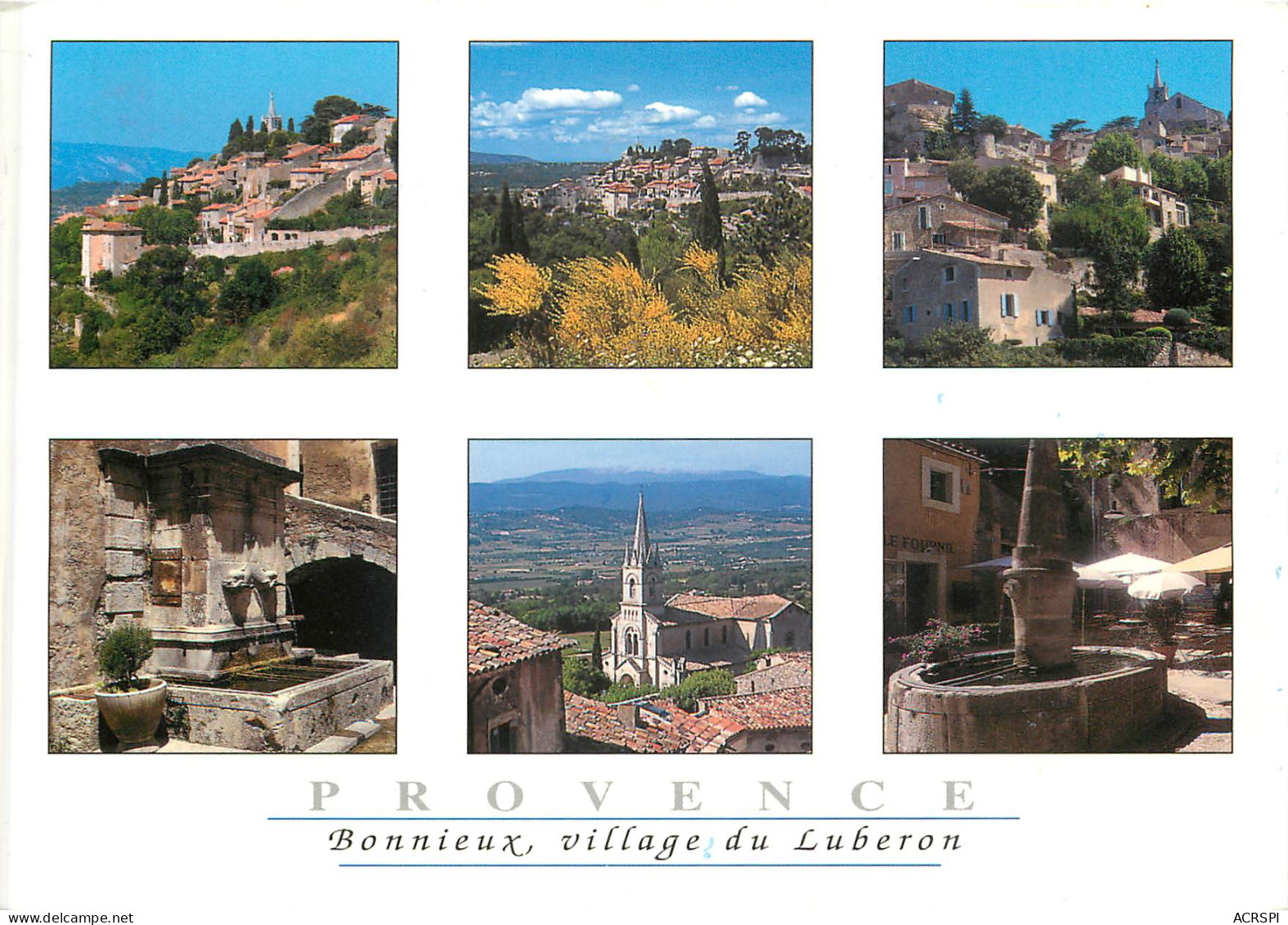 BONNIEUX Village Du Luberon 18(scan Recto-verso) ME2624 - Bonnieux