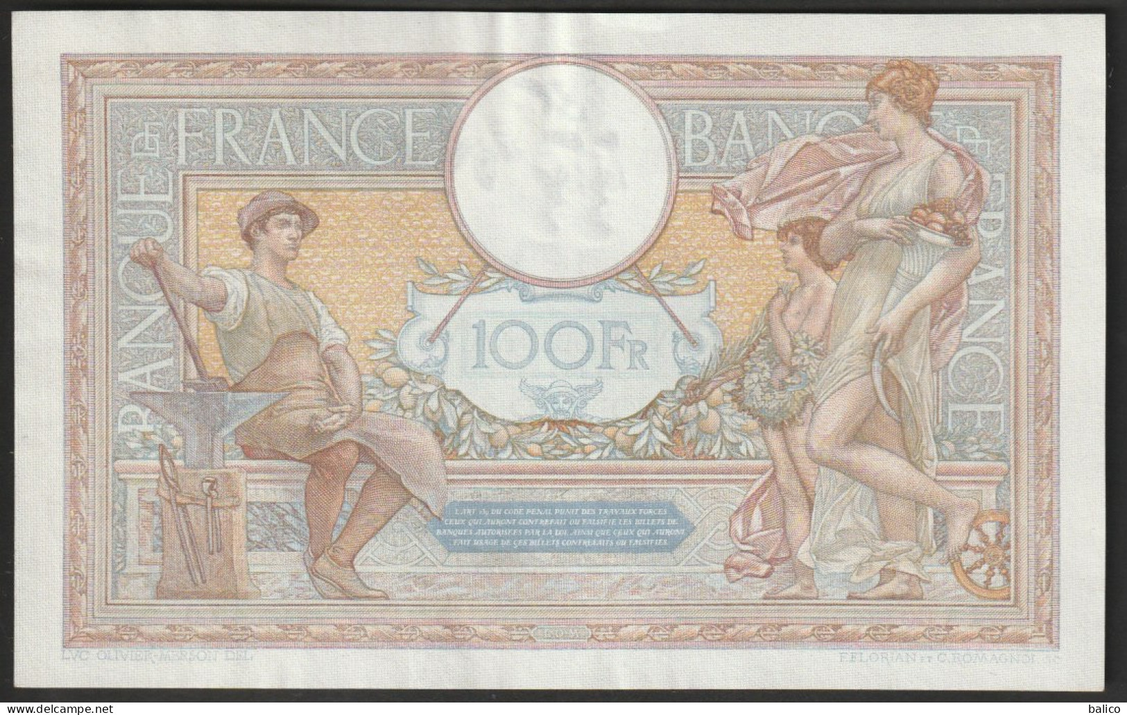 Billet 100 Francs Luc Olivier Merson - 30-9-1937 - N°  A.55704  -  331 - Très Bon état - 100 F 1908-1939 ''Luc Olivier Merson''