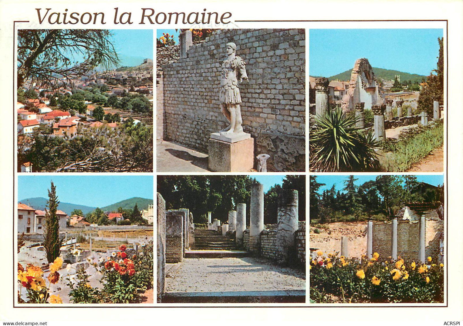 VAISON La Romaine Vue Generale Les Ruines Romaines Des Quartiers 22(scan Recto-verso) ME26626 - Vaison La Romaine