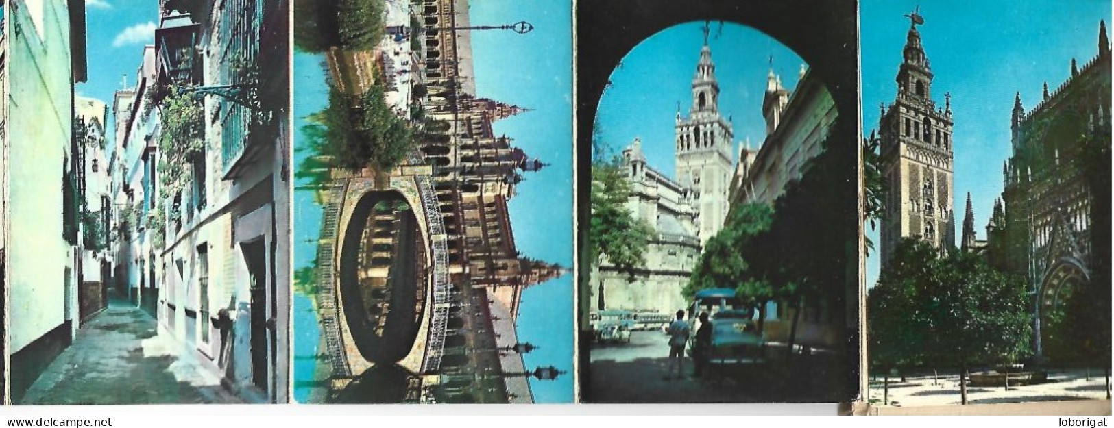 LIBRITO FLEXO MINI DE POSTALES CON 20 VISTAS DE SEVILLA  / ANDALUCIA.- ( ESPAÑA ) - Sevilla