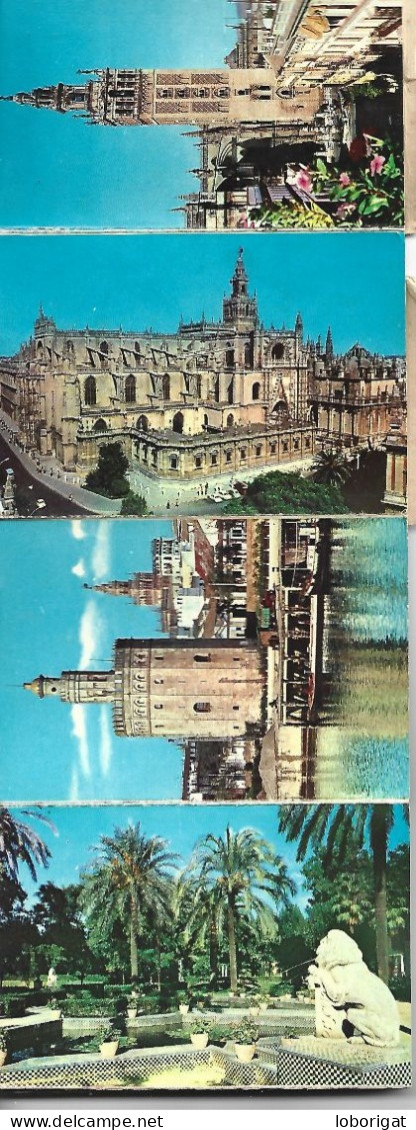 LIBRITO FLEXO MINI DE POSTALES CON 20 VISTAS DE SEVILLA  / ANDALUCIA.- ( ESPAÑA )