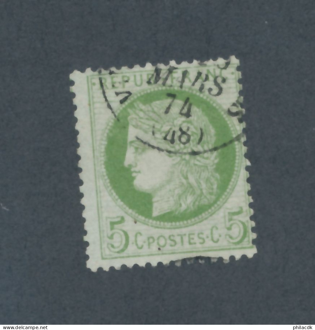 FRANCE - N° 53 OBLITERE - COTE : 10€ - 1872 - 1871-1875 Cérès