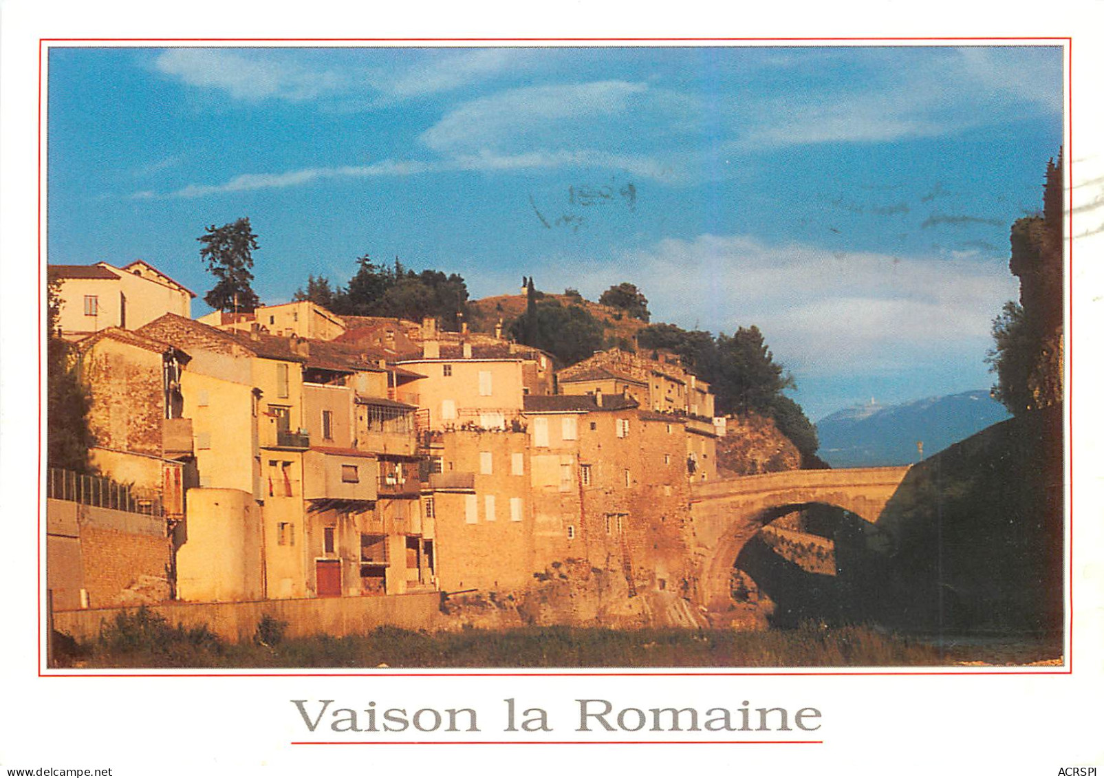 VAISON LA ROMAINE La Rive Droite De L Ouveze Et Le Pont Romain 12(scan Recto-verso) ME2627 - Vaison La Romaine