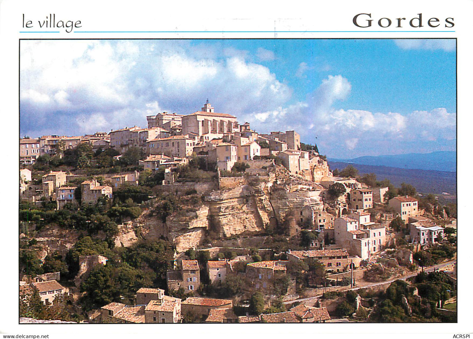 GORDES Les Beaux Villages De France 16(scan Recto-verso) ME2628 - Gordes