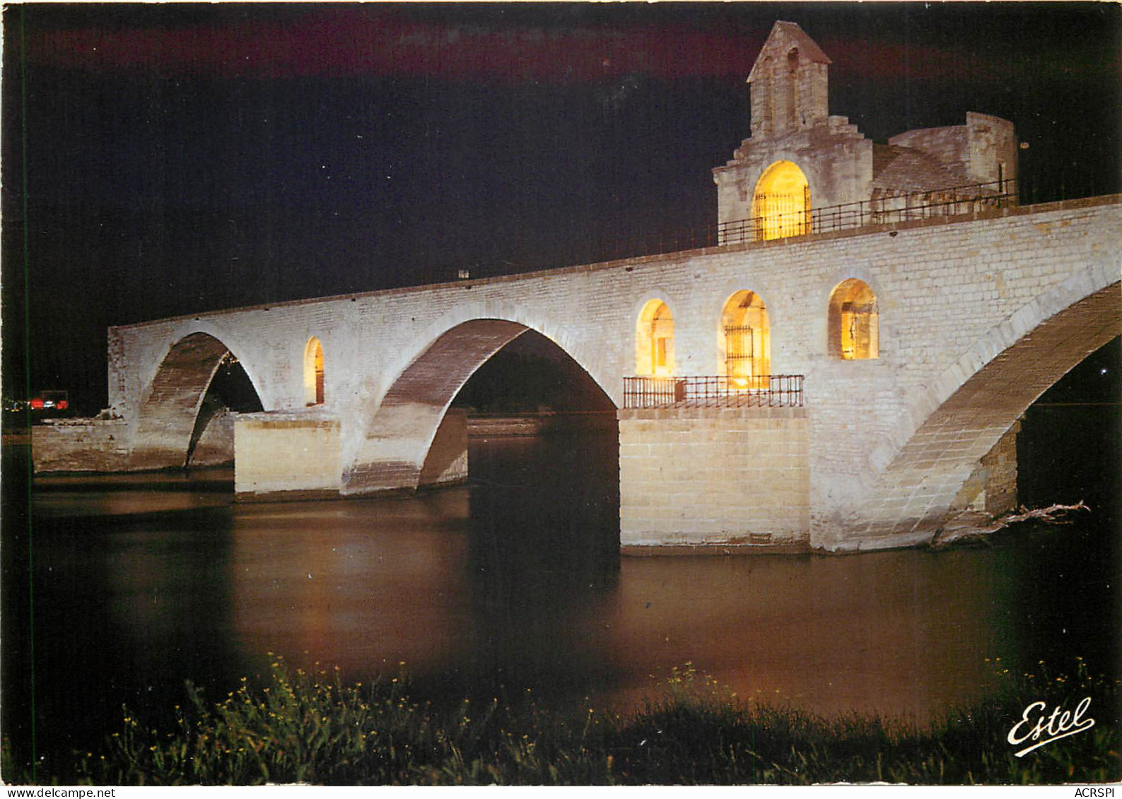 AVIGNON Le Pont Saint Benezet Et La Chapelle Saint Nicolas 5(scan Recto-verso) ME2629 - Avignon