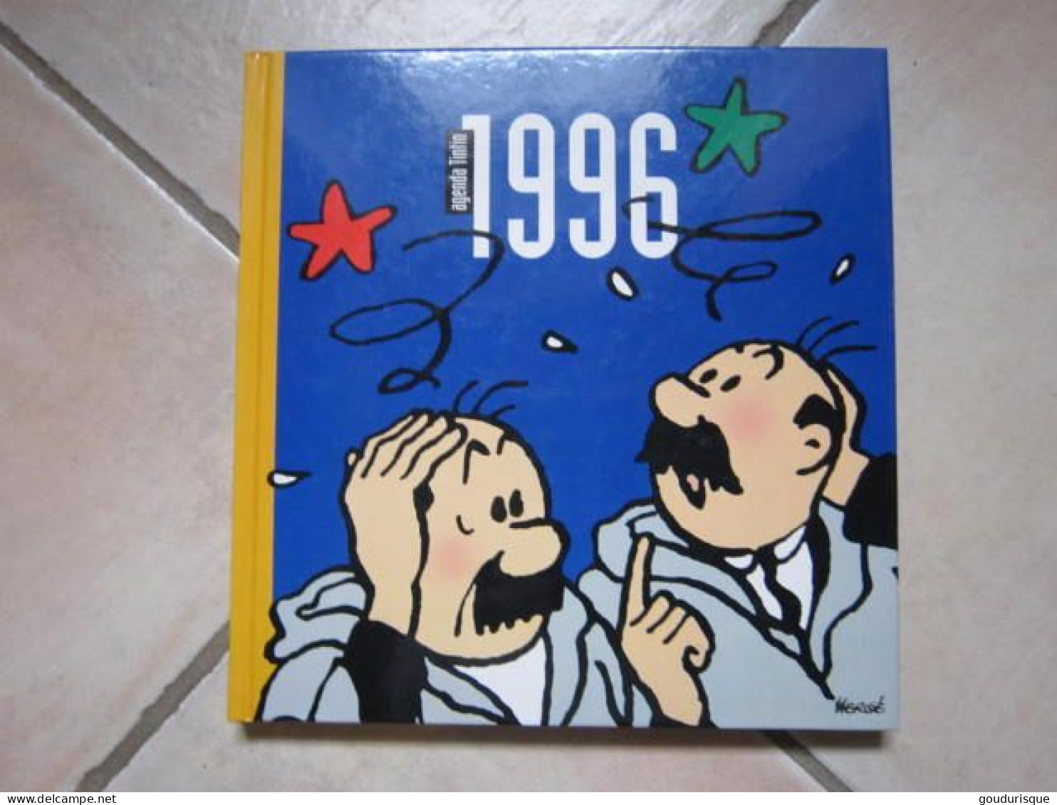 TINTIN  AGENDA 1996  MOTUS ET BOUCHE COUSUE  HERGE - Tintin