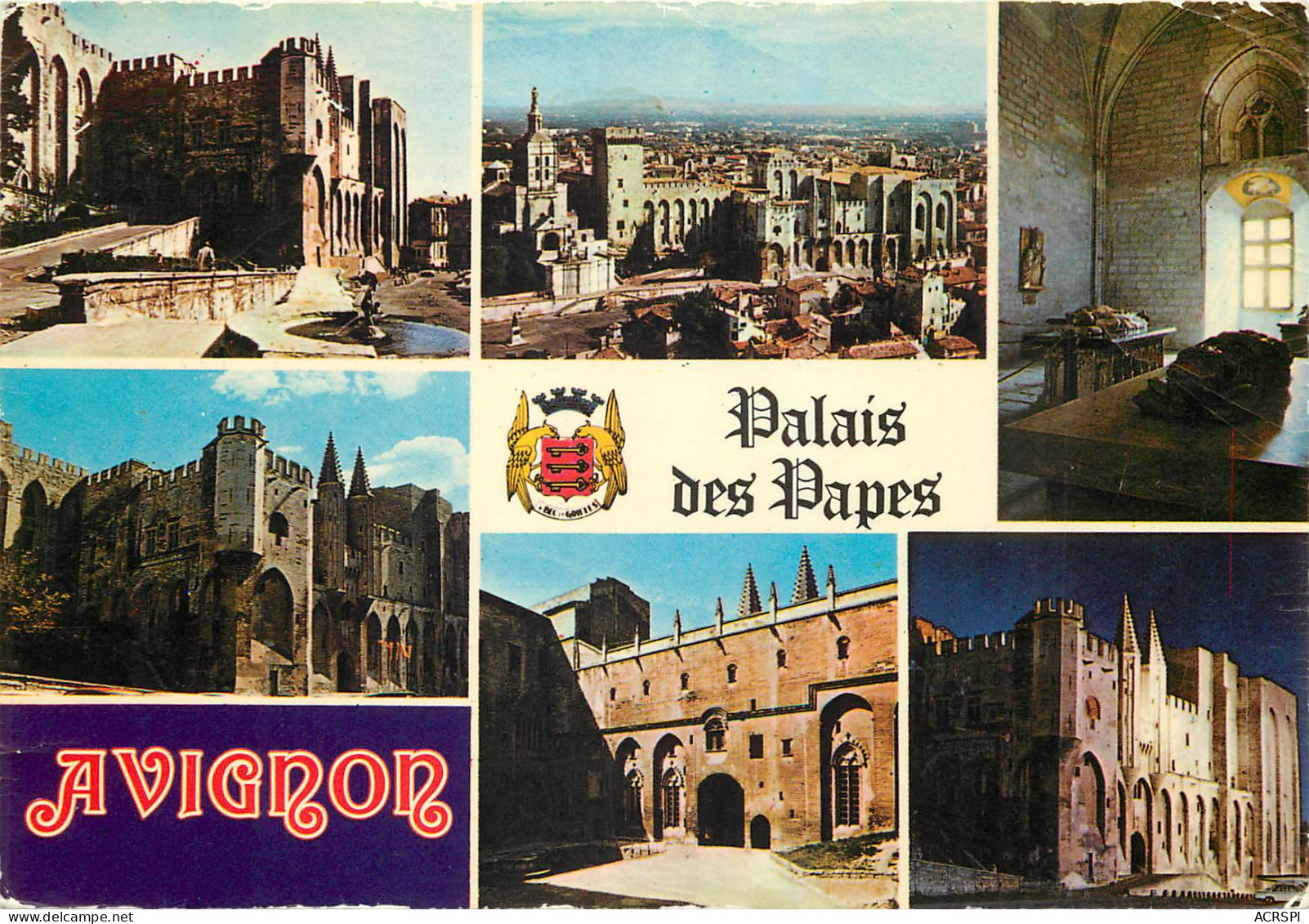 AVIGNON Souvenir Palais Des Papes 14(scan Recto-verso) ME2630 - Avignon