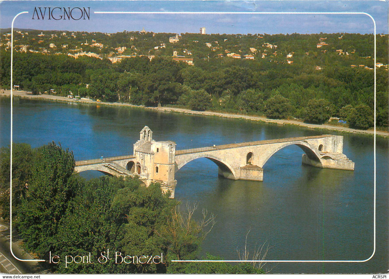 AVIGNON Le Pont St Benezet Sur Le Rhone 18(scan Recto-verso) ME2630 - Avignon