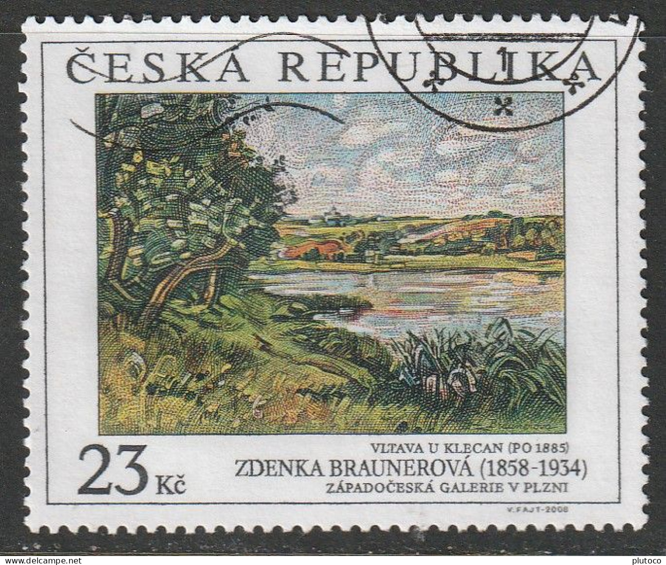 REPUBLICA CHECA, USED STAMP, OBLITERÉ, SELLO USADO - Sonstige & Ohne Zuordnung