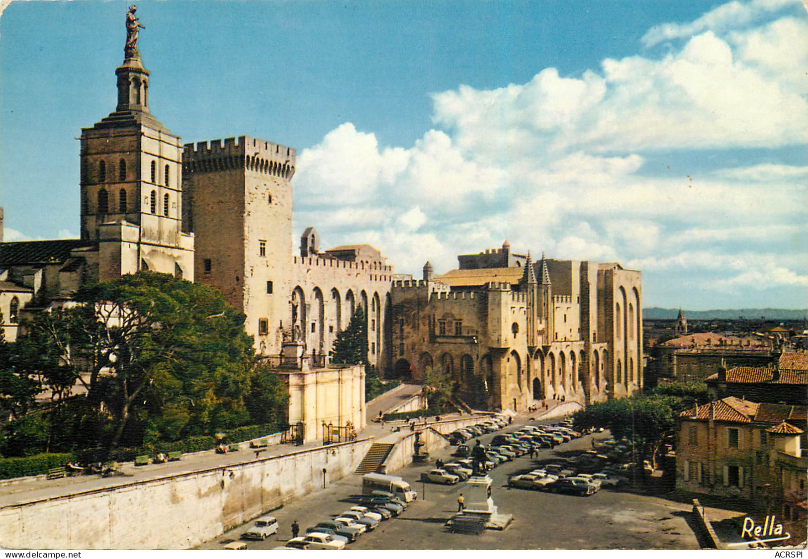 AVIGNON Notre Dame Des Doms Et Le Palais Des Papes 18(scan Recto Verso ) ME2633 - Avignon