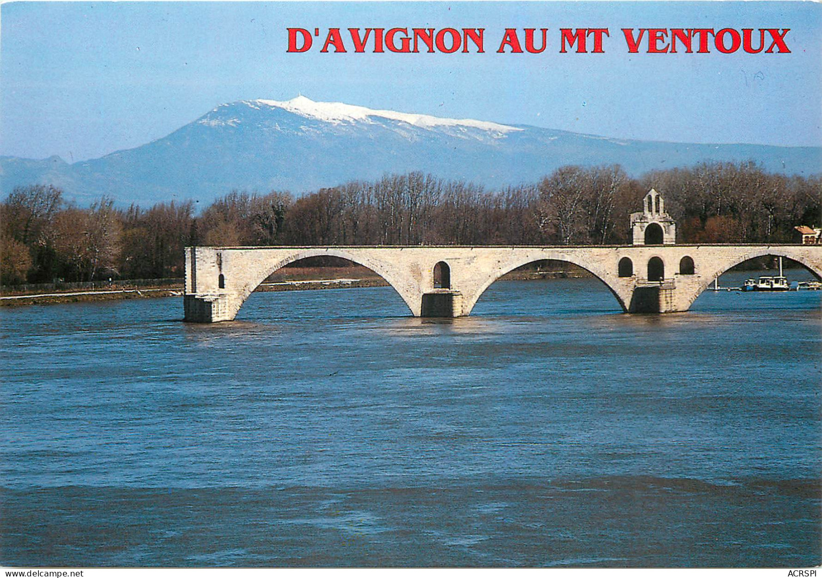 AVIGNON Le Pont St Benezet Et Le Mont Ventoux 27(scan Recto-verso) ME2635 - Avignon