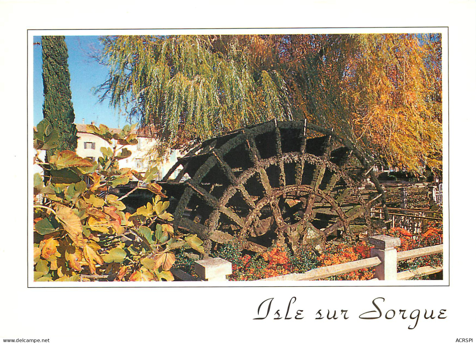 ISLE SUR SORGUE Roue A Aubes 4(scan Recto-verso) ME2636 - L'Isle Sur Sorgue