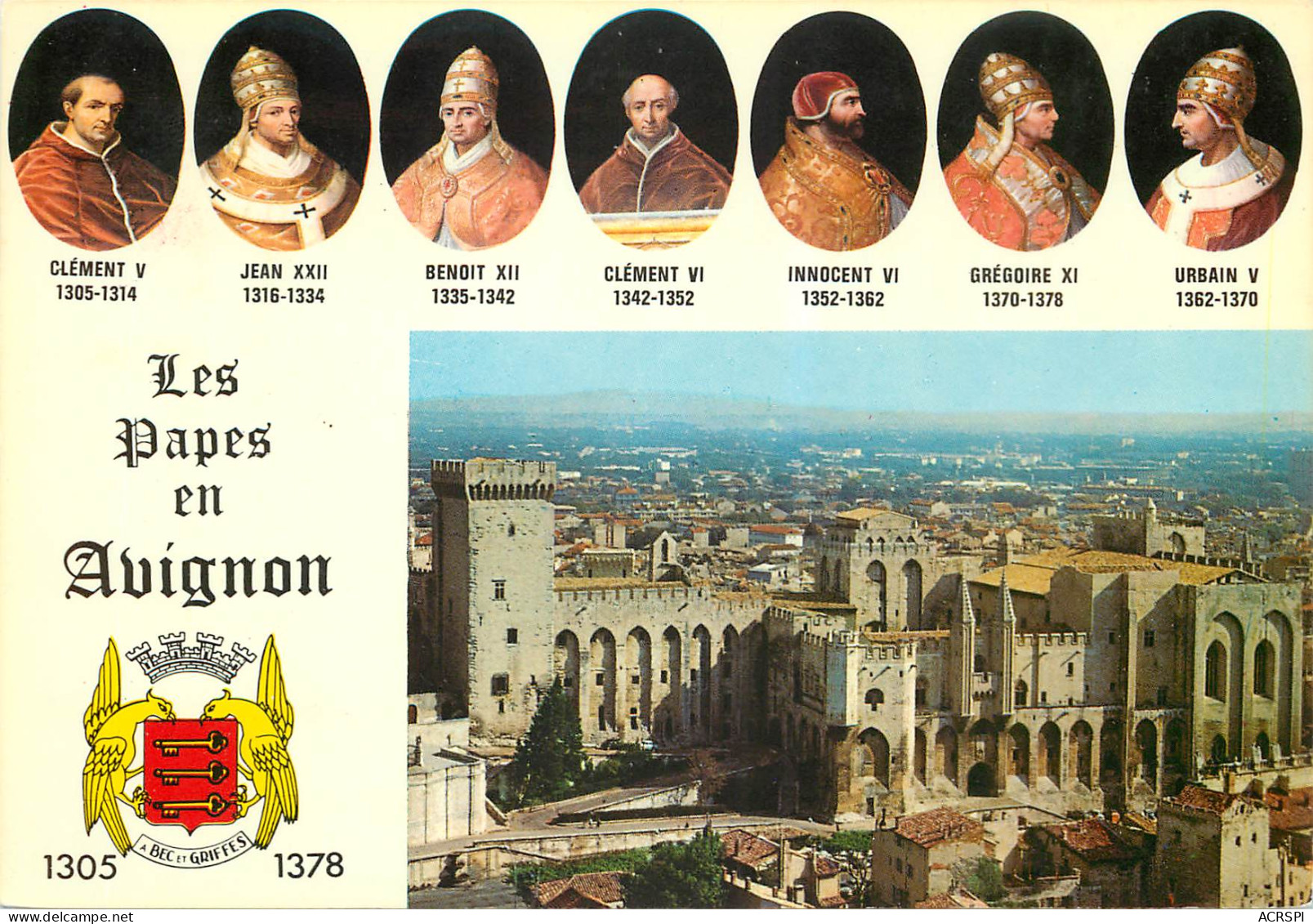 AVIGNON Le Palais Des Papes 7(scan Recto-verso) ME2636 - Avignon