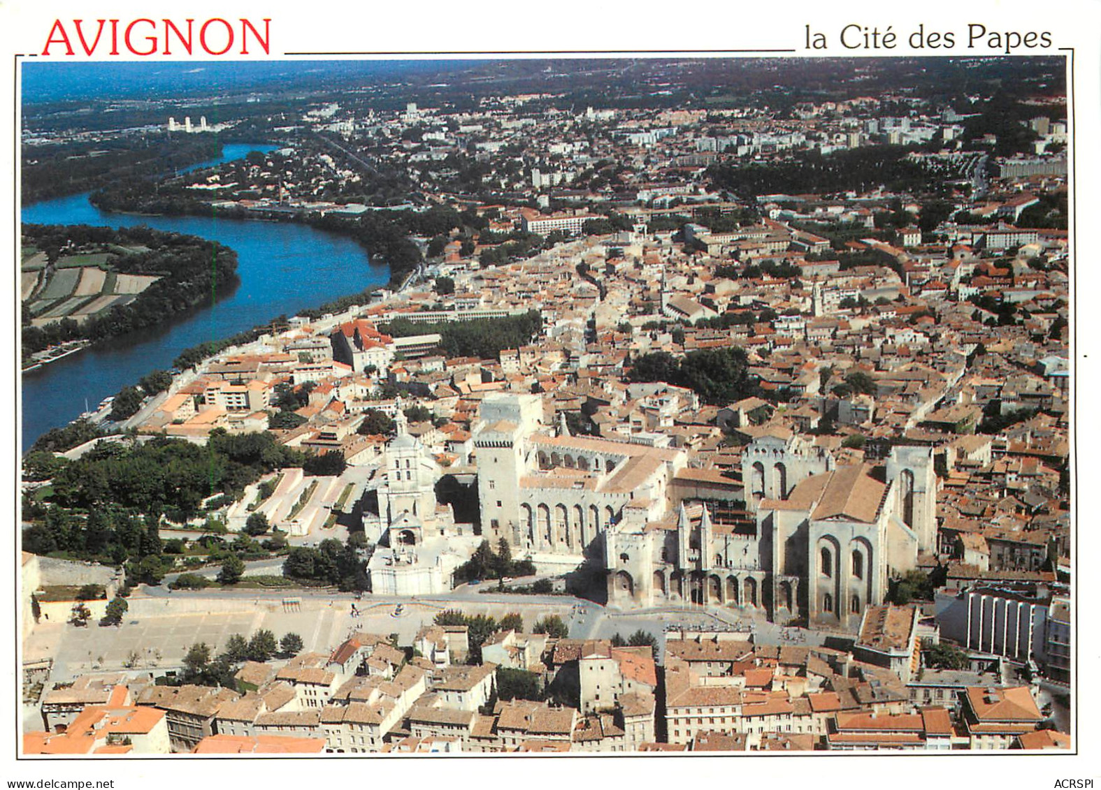 AVIGNON La Cite Des Papes Sur Le Bord Du Rhone 11(scan Recto-verso) ME2636 - Avignon
