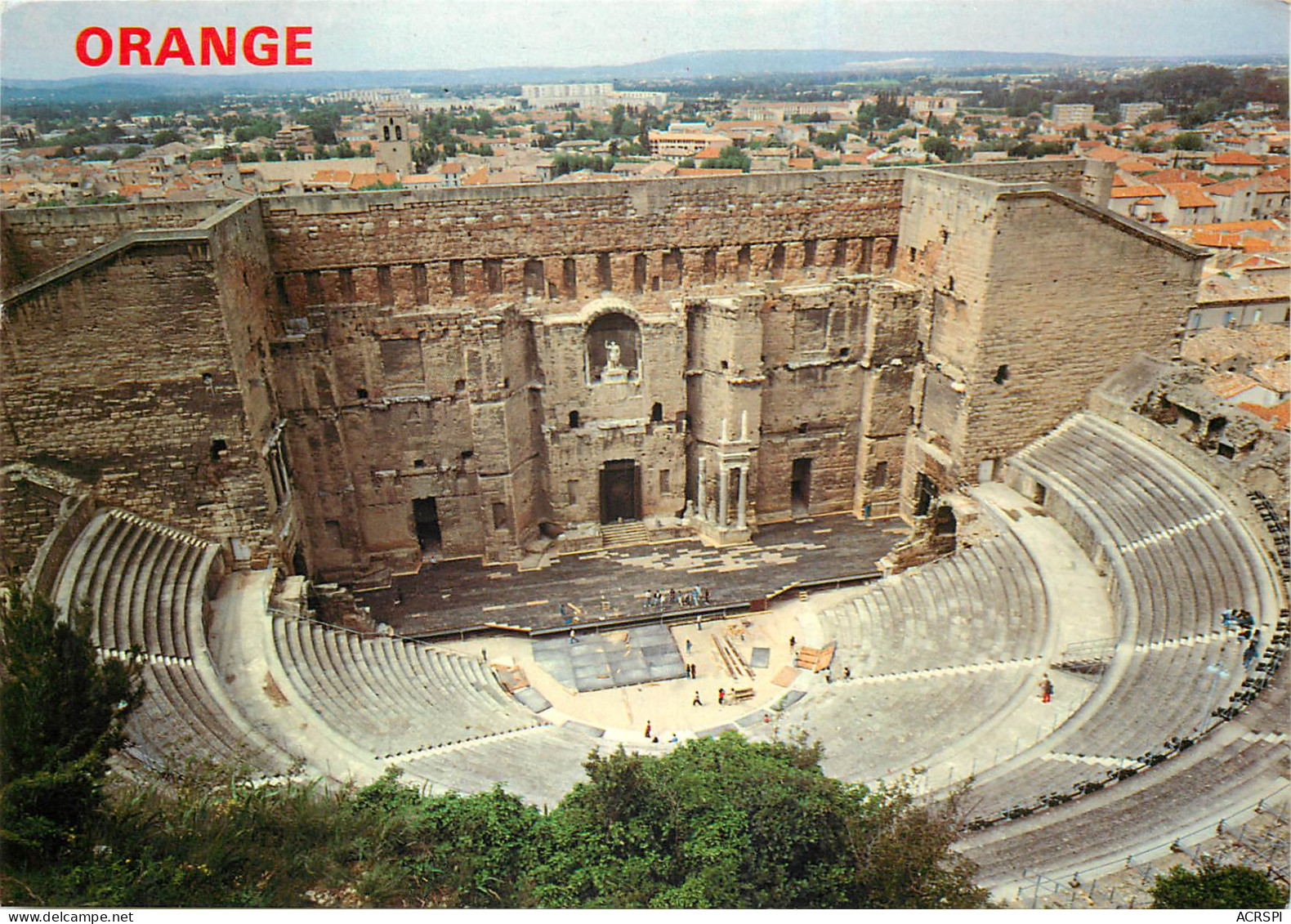 ORANGE Interieur Du Theatre Antique Romain 17(scan Recto-verso) ME2636 - Orange