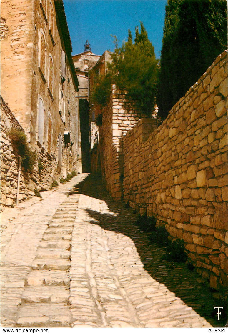 GORDES Pavage Pour Les Pieds Les Sabots Et Les Roues 28(scan Recto-verso) ME2636 - Gordes