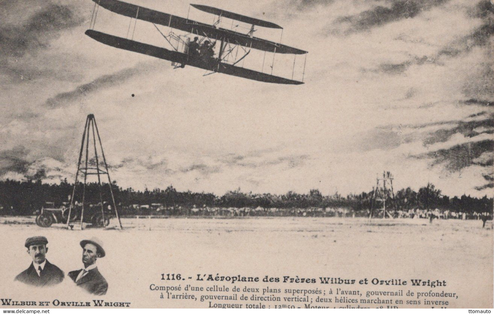 L'Aéroplane Des Freres Wilbur Et Orville Wright - CPA - ....-1914: Precursori