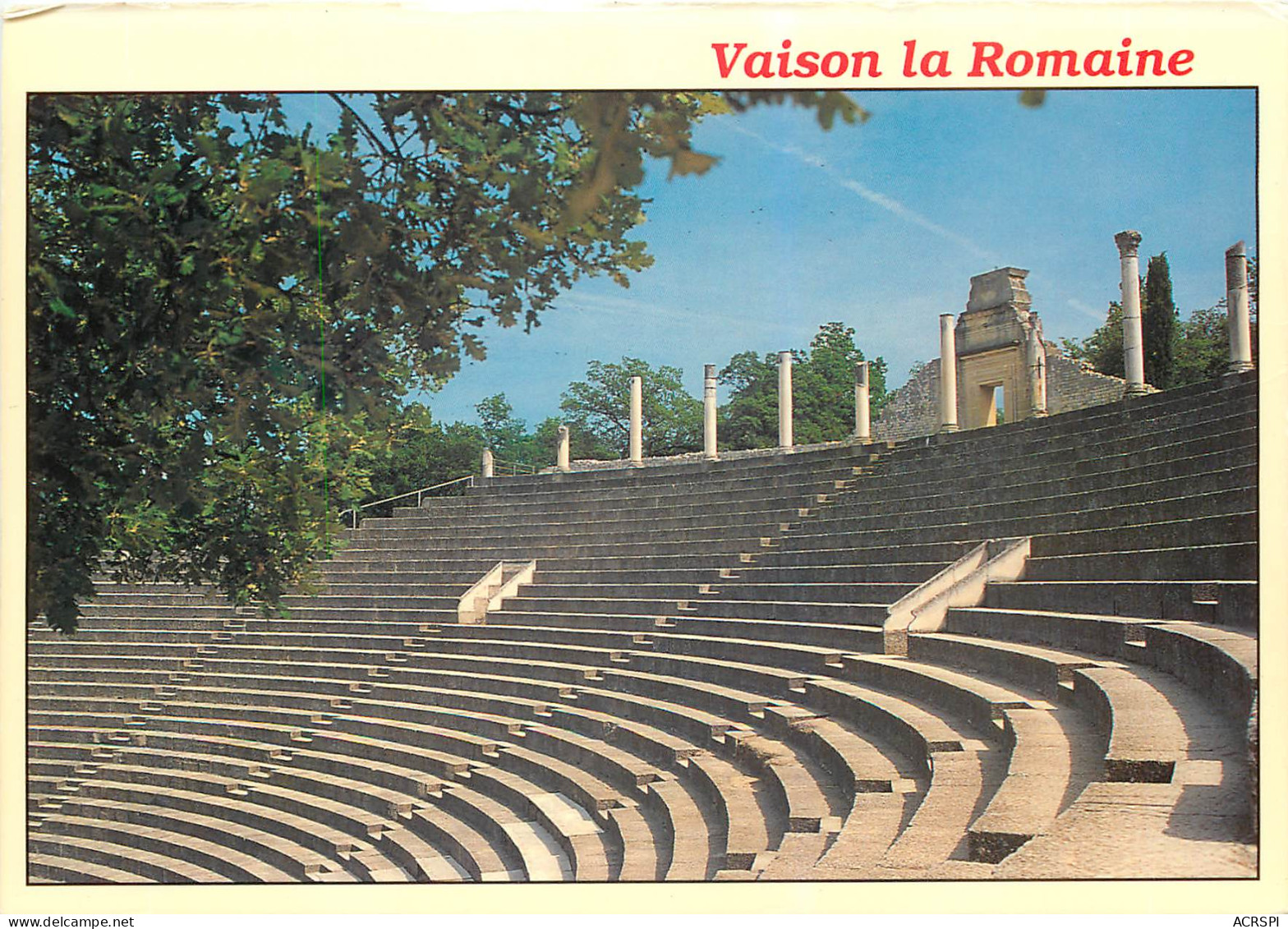 VAISON LA ROMAINE Theatre Romain 1er S Apres Jc  23(scan Recto-verso) ME2637 - Vaison La Romaine