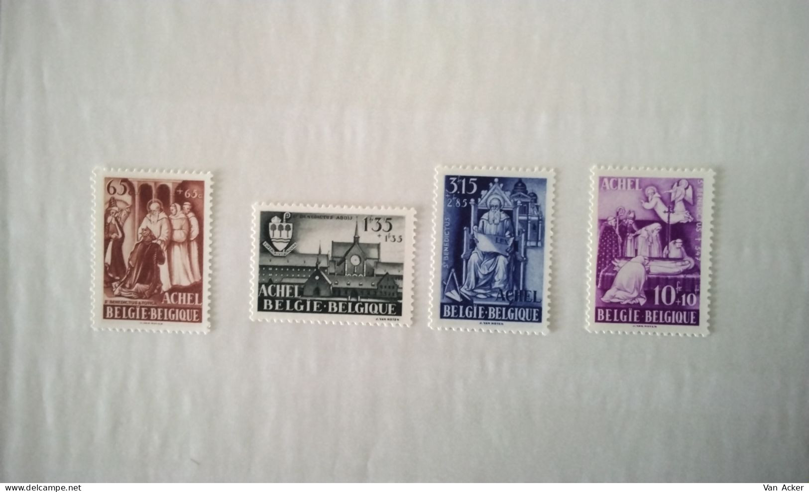 Nr.773/776** Abdij Van Achel. - Unused Stamps