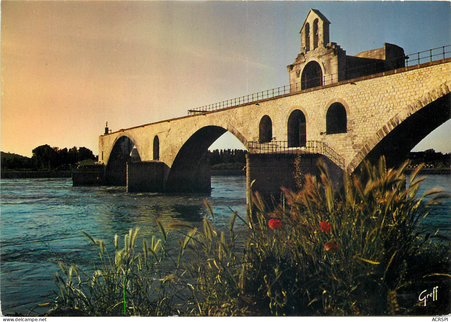 AVIGNON Pont Saint Benezet Qui Aboutissait Jadis Au Pied De La Tour Philippe Le Bel 30(scan Recto-verso) ME2639 - Avignon