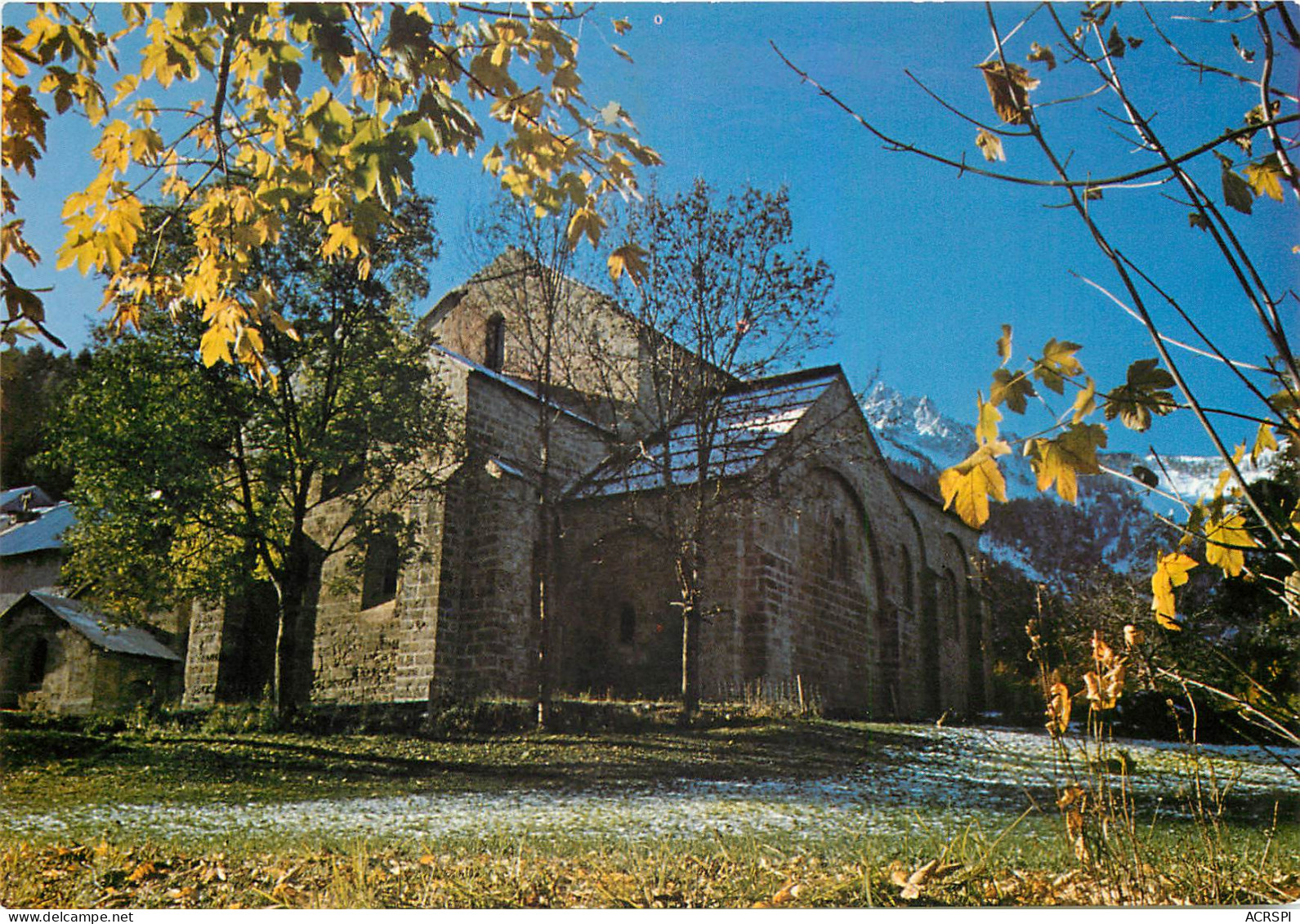 Abbaye Romane De Boscodon CROTS ENBRUN Monument Historique Abbatiale 9(scan Recto Verso)ME2640 - Embrun