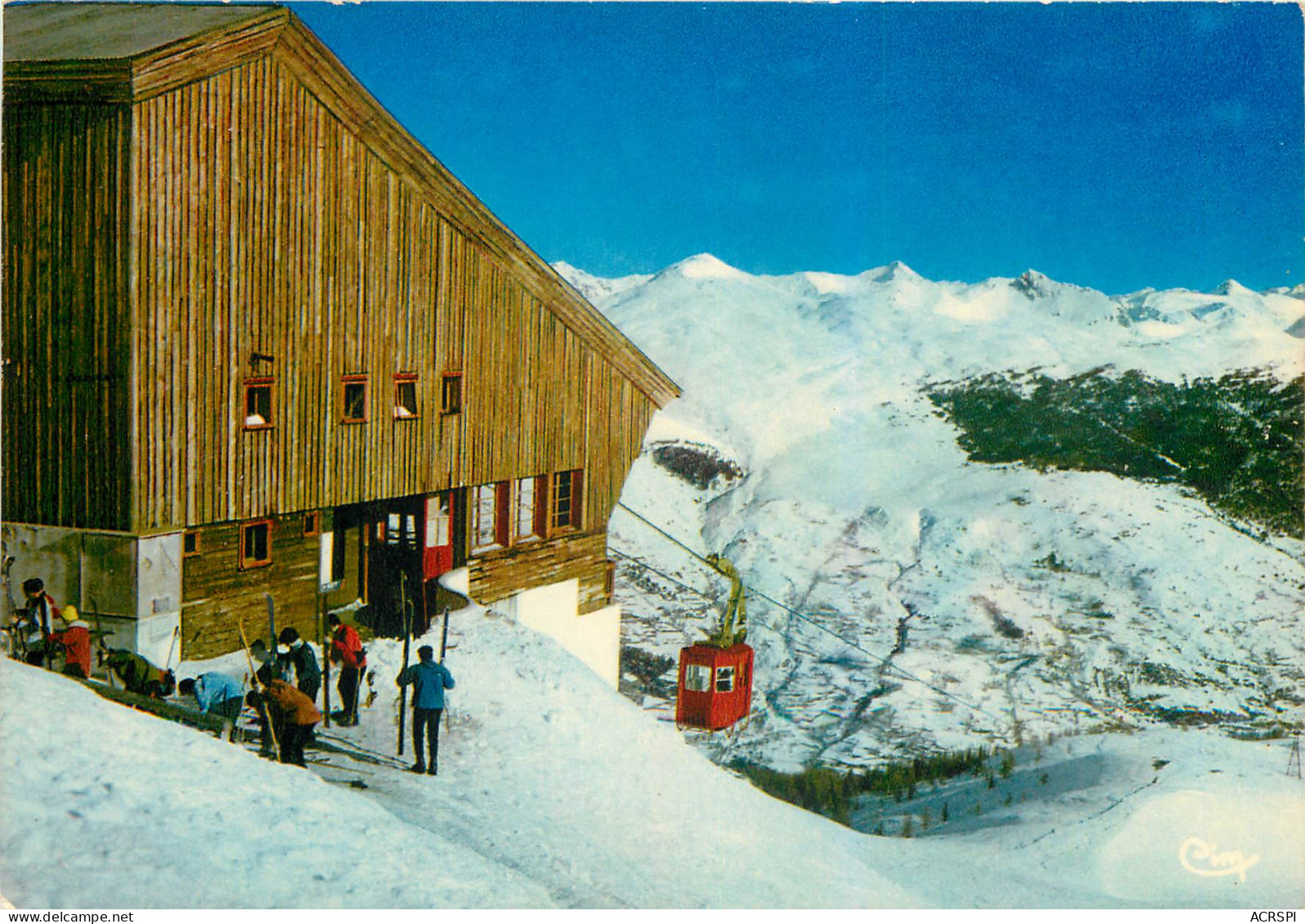 SERRE CHEVALIER Station Superieure Du Teleferique Et Panorama Sur La Vallee 19(Scan Recto Verso)ME2642 - Serre Chevalier